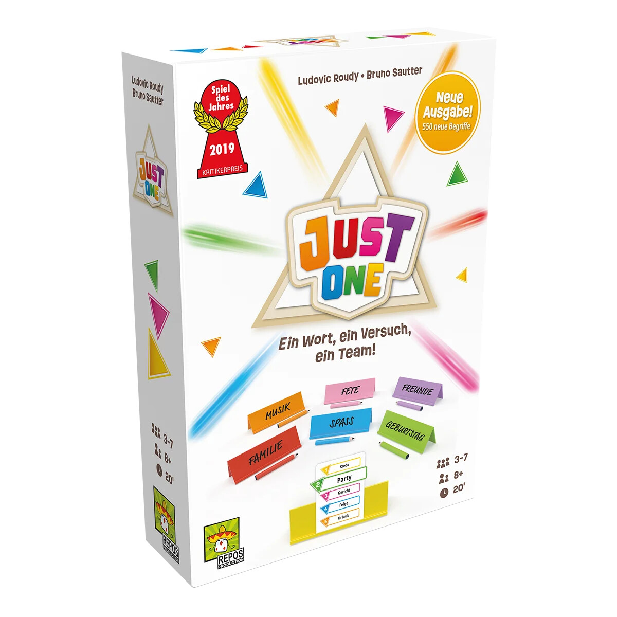 Just One - Neue Begriffe & Neues Design (DE)