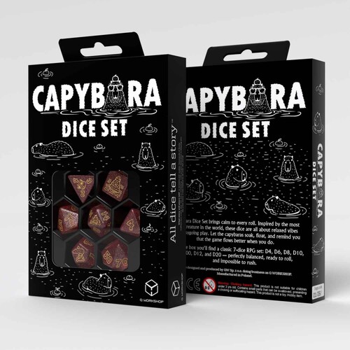 Capybara Dice Set: Chillo