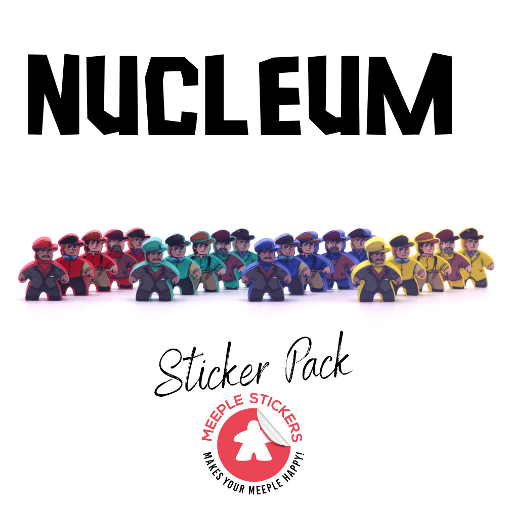 Nucleum - Meeple Stickers