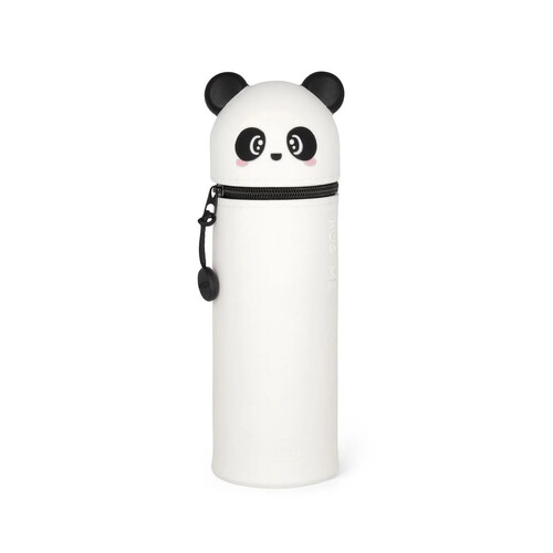 2-in-1-Federmäppchen aus Silikon Panda „Hug Me“