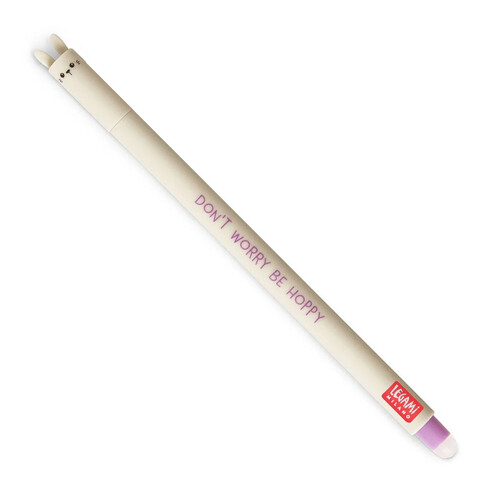 Legami Löschbarer Gelstift Bunny „Don’t Worry Be Hoppy“ - Erasable Pen