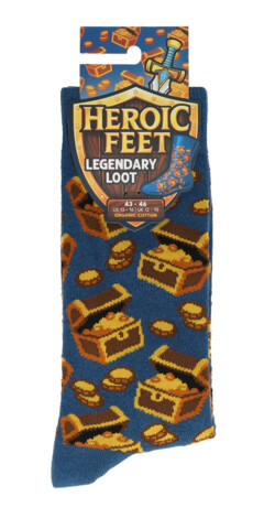 Legendary Loot Socks -  EU 43 - 46 - Heoric Feet Socken/Socks