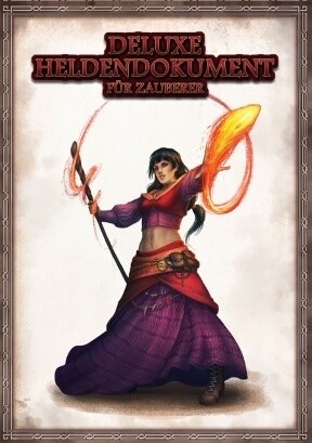 DSA Das schwarze Auge - Deluxe Heldendokument für Zauberer