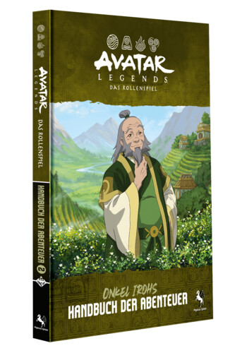 Avatar Legends – Das Rollenspiel: Onkel Irohs Handbuch der Abenteuer (Hardcover)