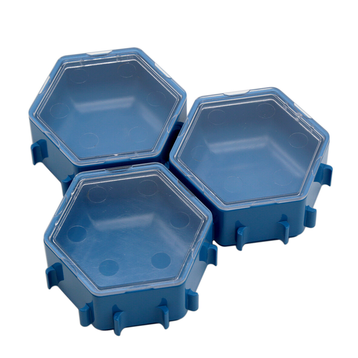 Eva & Adam AZUL BLUE Honeycomb Ressourcenschalen (3er-Set)