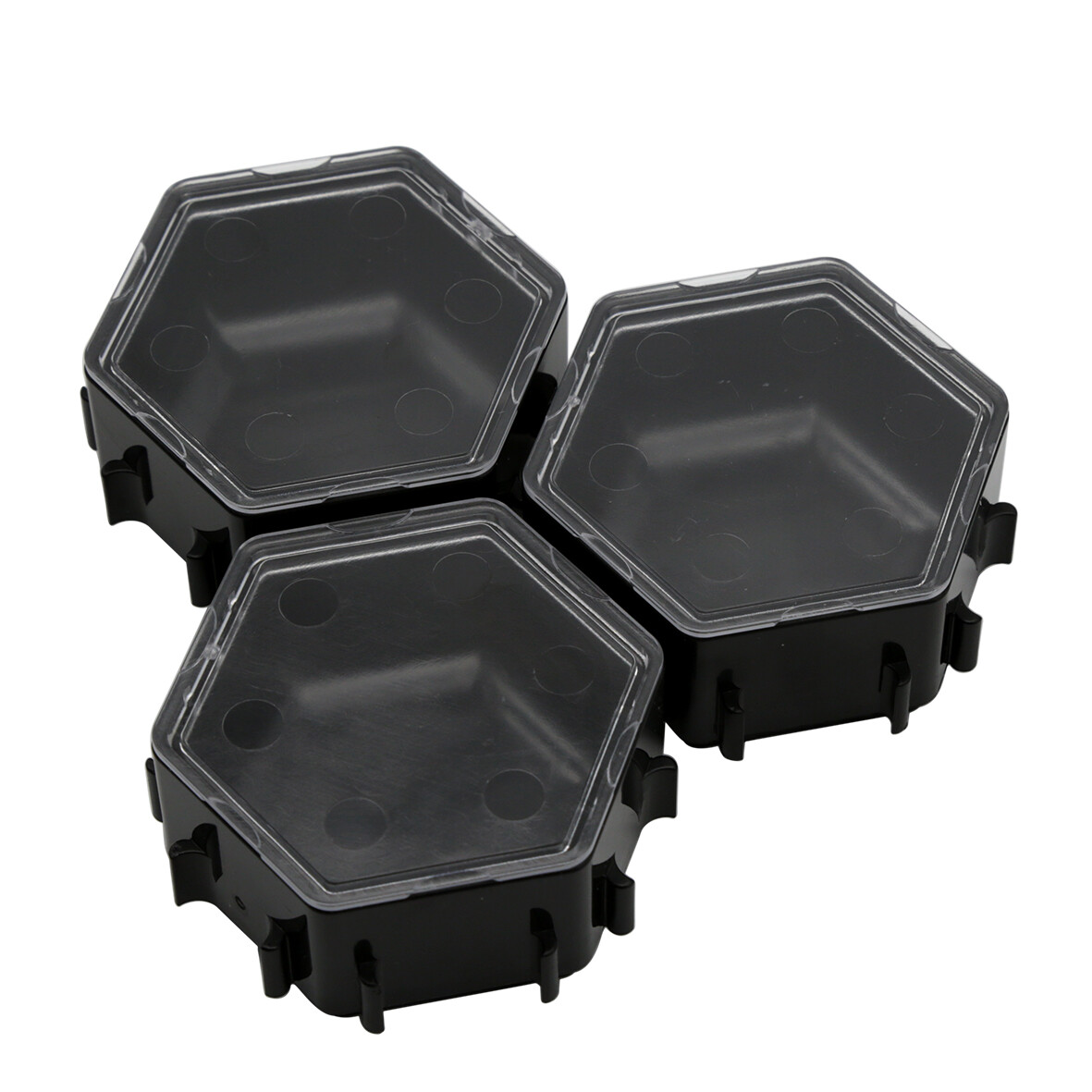 Eva & Adam SPACE BLACK Honeycomb Ressourcenschalen (3er-Set)