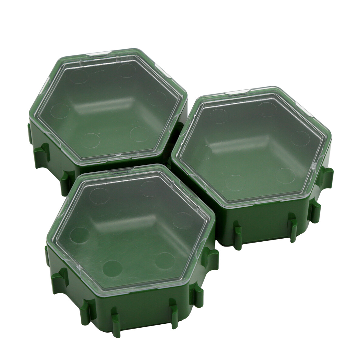 Eva & Adam GLENMORE GREEN Honeycomb Ressourcenschalen (3er-Set)