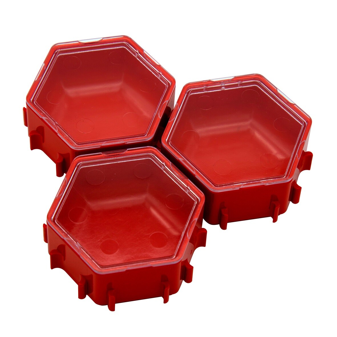 Eva & Adam BLOOD RAGE RED Honeycomb Ressourcenschalen (3er-Set)