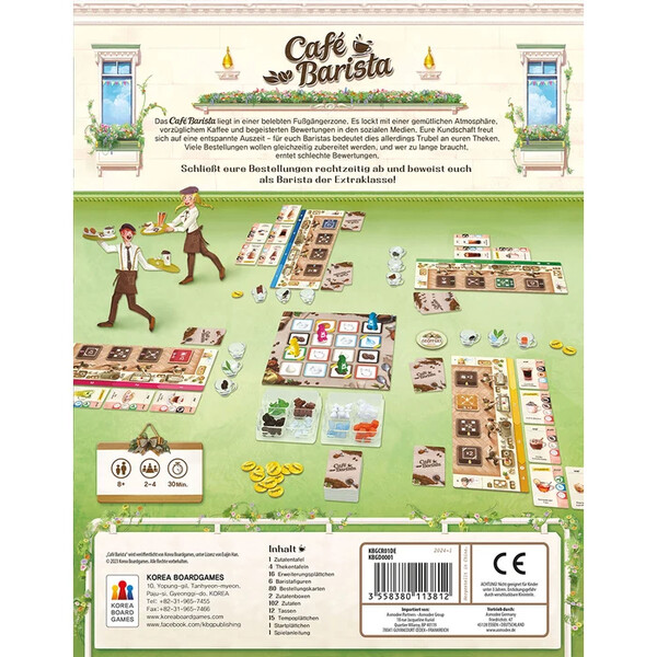 Café Barista - Shop für Brettspiele, Kartenspiele, Würfelspiele