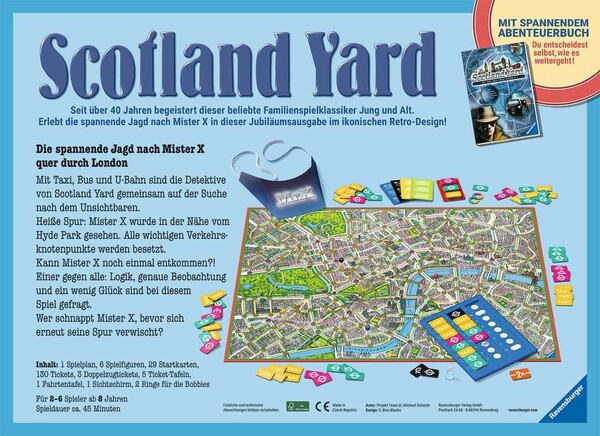 Scotland Yard (40 Jahre Jubiläumsedition) Shop für Brettspiele